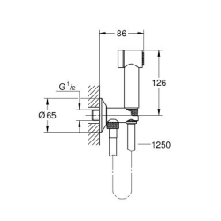 Комплект гигиенического душа Grohe Sena Trigger Spray 35  26332000