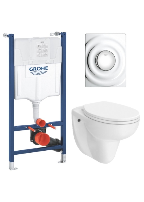 Комплект унітазу з інсталяцією 4 в 1 Grohe Solido Surf UA38971574A