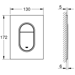 Кнопка змиву для інсталяції Grohe Arena Cosmopolitan, 37624SH0