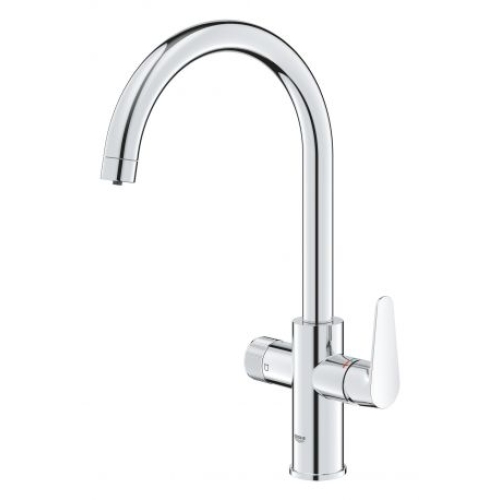 Змішувач для кухні Grohe Blue Pure BauCurve 30580000 з можливістю підключення до фільтру