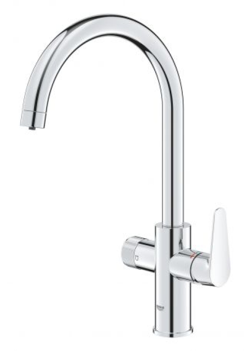 Змішувач для кухні Grohe Blue Pure BauCurve 30580000 з можливістю підключення до фільтру