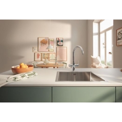 Змішувач для кухні Grohe Blue Pure BauCurve 30580000 з можливістю підключення до фільтру