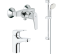 Набір змішувачів для ванної Grohe BauFlow UA121630S1