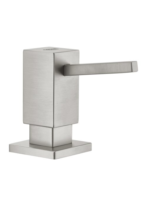 Дозатор жидкого мыла GROHE Cubic, суперсталь, 40649DC0