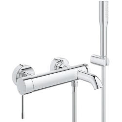 Смеситель однорычажный для ванны Grohe Essence New  33628001 с душевым набором