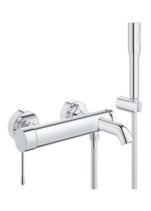 Смеситель однорычажный для ванны Grohe Essence New  33628001 с душевым набором