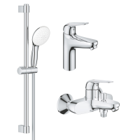 Комплект смесителей для ванной комнаты 3 в 1 Grohe Euroeco New UA123226M0