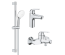 Комплект смесителей для ванной комнаты 3 в 1 Grohe Euroeco New UA123226M0