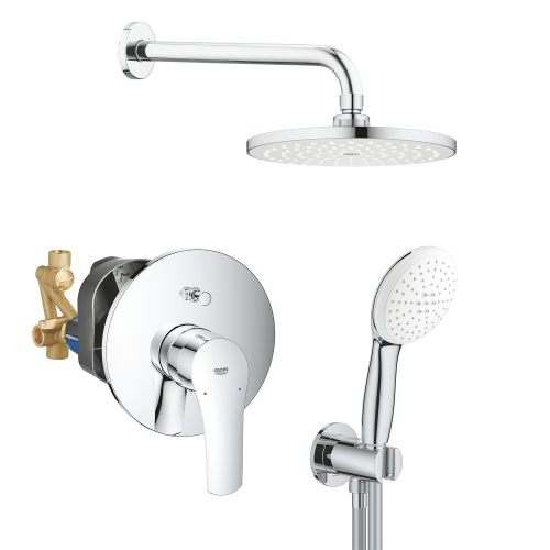 Душова система прихованого монтажу зі змішувачем Grohe Eurosmart з New Tempesta 200 UA25183003