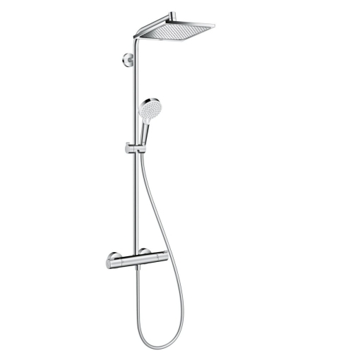 Душевая система Hansgrohe Crometta E 240 1jet Showerpipe с термостатом 27271000