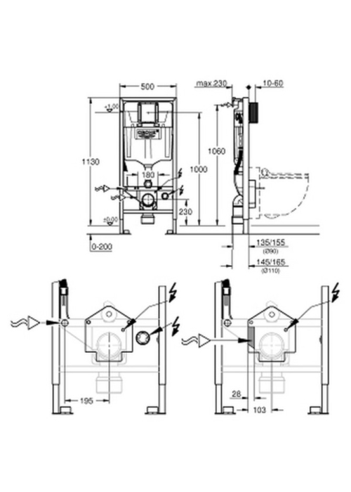 Інсталяція GROHE Rapid SL 39112001