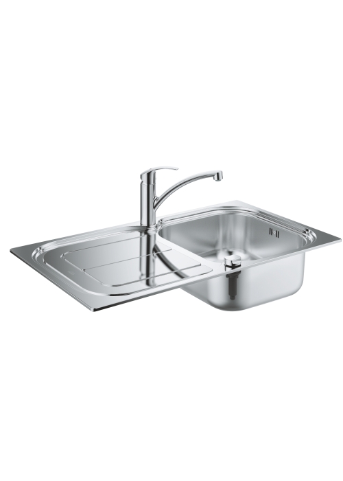 Кухонная мойка Grohe EX Sink K300 + смеситель Eurosmart (31565SD0)