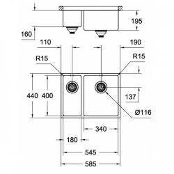 Кухонна мийка Grohe Sink K700U 31576SD0