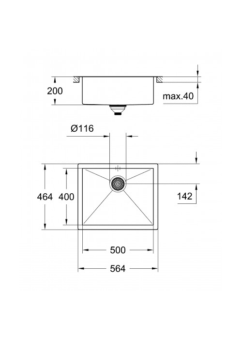 Кухонна мийка Grohe K700 31579SD0