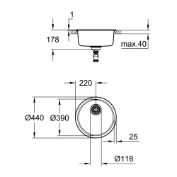 Кухонна мийка Grohe K200 31720SD0