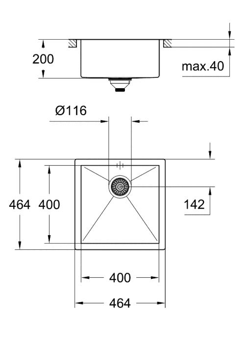 Кухонная мойка Grohe Sink K700 31578SD0