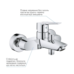 Комплект змішувачів для ванної кімнати Grohe QuickFix Start ColdStart UA202301ME