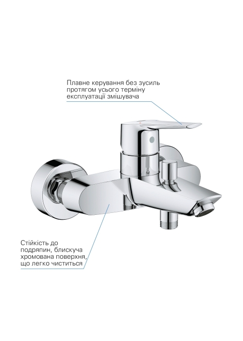 Комплект змішувачів для ванної кімнати Grohe QuickFix Start ColdStart UA202301ME