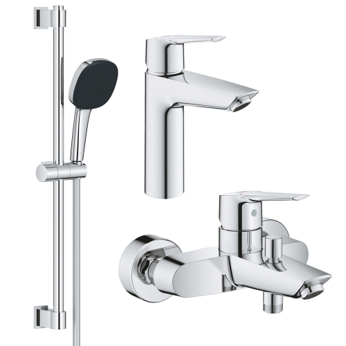 Комплект змішувачів для ванної кімнати Grohe QuickFix Start ColdStart UA202301ME