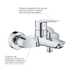 Комплект змішувачів для ванної кімнати Grohe QuickFix Start UA202301MQ