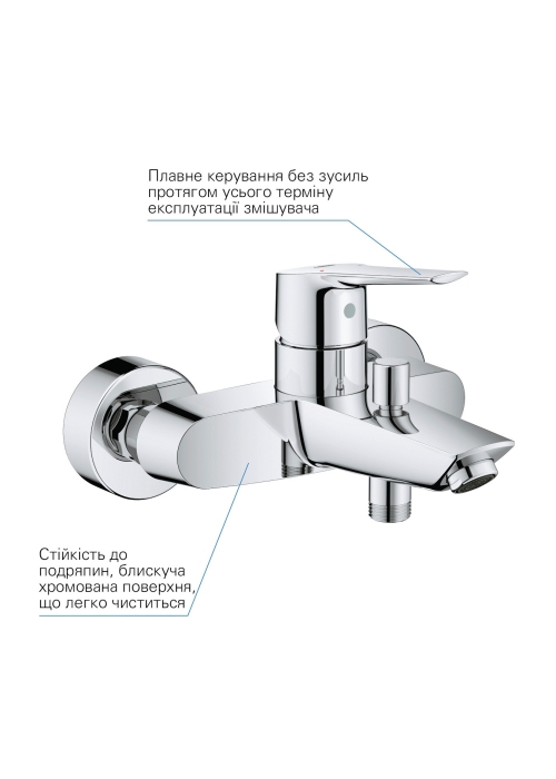 Комплект змішувачів для ванної кімнати Grohe QuickFix Start UA202301MQ