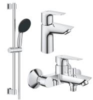 Комплект змішувачів для ванної кімнати Grohe QuickFix Start Edge ColdStart UA202501SE