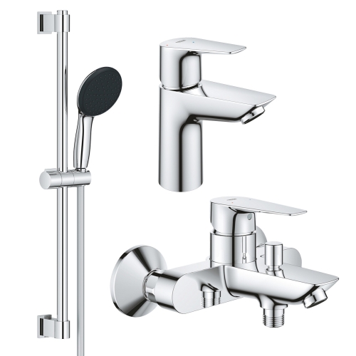 Комплект змішувачів для ванної кімнати Grohe QuickFix Start Edge ColdStart UA202501SE