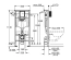 Комплект Solido 5-в-1: инсталляция Grohe Rapid SL 38536001 с клавишей Skate Cosmopolitan (38732000) + подвесной унитаз Bau 103860SH00, UA38103SH0