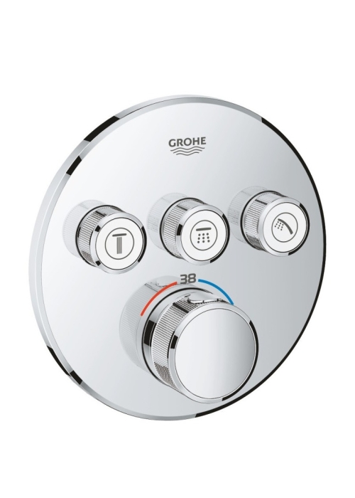 Зовнішня частина змішувача на 3 виходи Grohe Grohtherm SmartControl 29121000