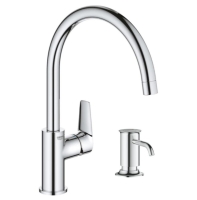 Змішувач для кухні Grohe QuickFix StartEdge 30529001 з дозатором Authentic 40537000 (30529005)