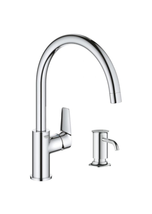 Змішувач для кухні Grohe QuickFix StartEdge 30529001 з дозатором Authentic 40537000 (30529005)