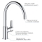 Змішувач для кухні Grohe QuickFix StartEdge 30529001 з дозатором Authentic 40537000 (30529005)