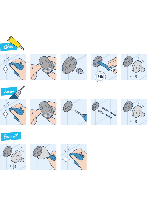 Набір аксесуарів Grohe Start Cube 3 в 1, BF40961SC