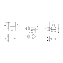 Набір аксесуарів Grohe Start Cube 3 в 1, BF40961SC