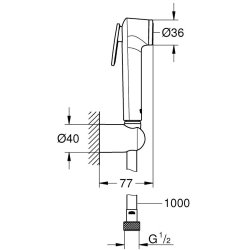 Душовий гарнітур GROHE Tempesta-F Trigger Spray 30 26352000