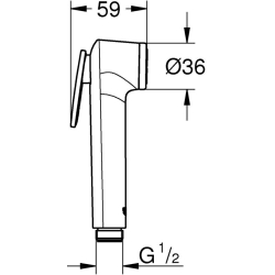 Гігієнічний душ GROHE Tempesta-F Trigger Spray 27512001