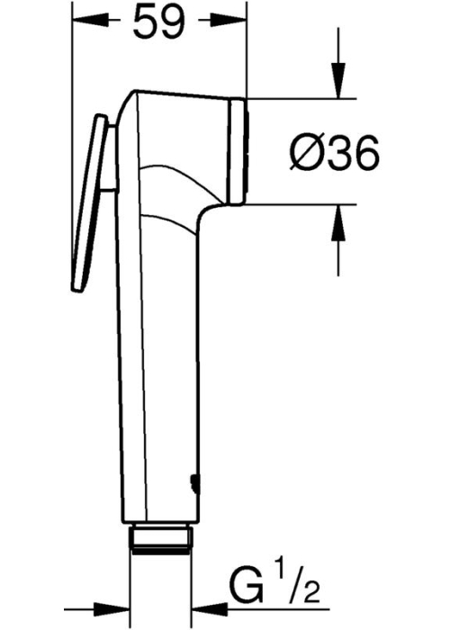 Гігієнічний душ GROHE Tempesta-F Trigger Spray 27512001