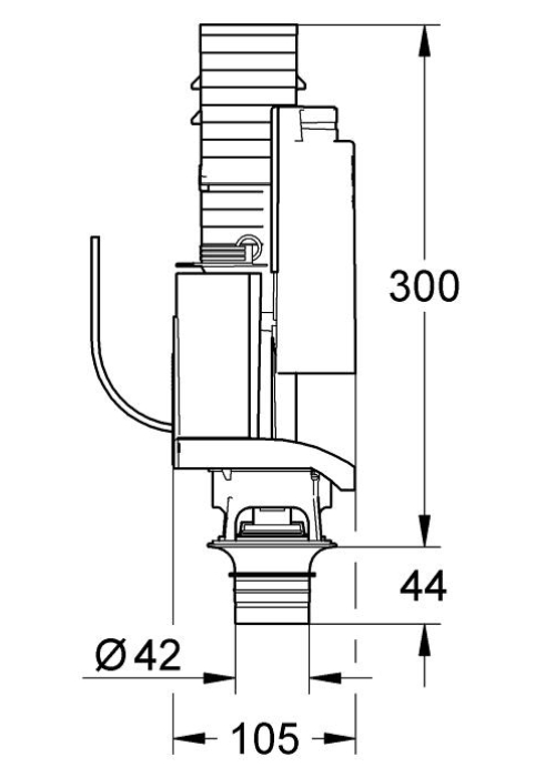 Змивний клапан Grohe, 38736000