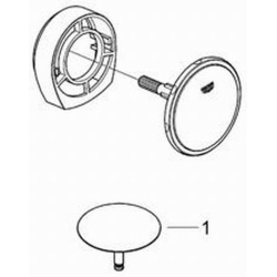 Верхня частина наливного, зливного та переливного гарнітуру Grohe TALENTOFILL, 19952000