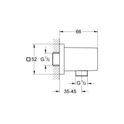 Підключення для душового шланга GROHE EUPHORIA CUBE, 27704000