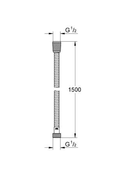 Душевой шланг GROHE Metal Tube, 28105000