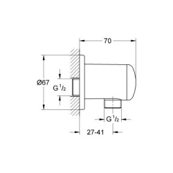 Підключення для душового шланга GROHE RELEXA, 28671000