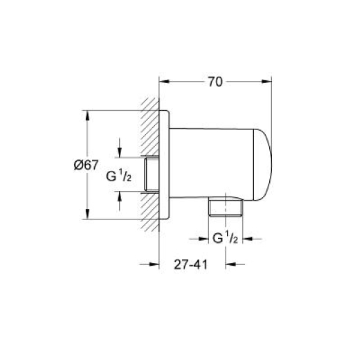 Підключення для душового шланга GROHE RELEXA, 28671000