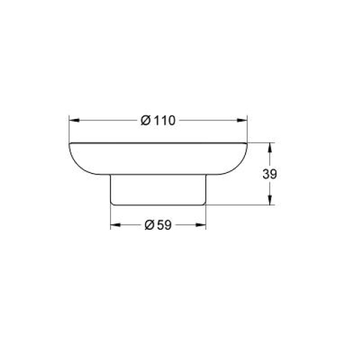 Скляна мильниця GROHE ESSENTIALS, 40368001