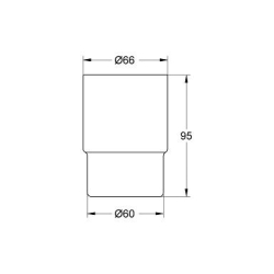 Склянка прозора GROHE ESSENTIALS, 40372001