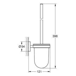 Туалетний йорж GROHE ESSENTIALS 40374GL1