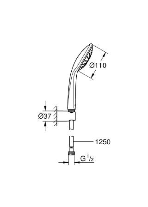 Душовий набір Grohe Euphoria 110 Mono, 27354000