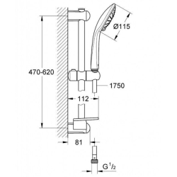 Душовий гарнітур GROHE Euphoria 110 Duo 27230001