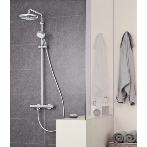 Душова система з термостатом Grohe New Tempesta Cosmopolitan 210,