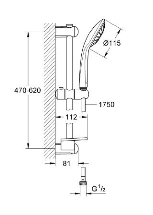 Душовий набір Grohe Euphoria, 27266001